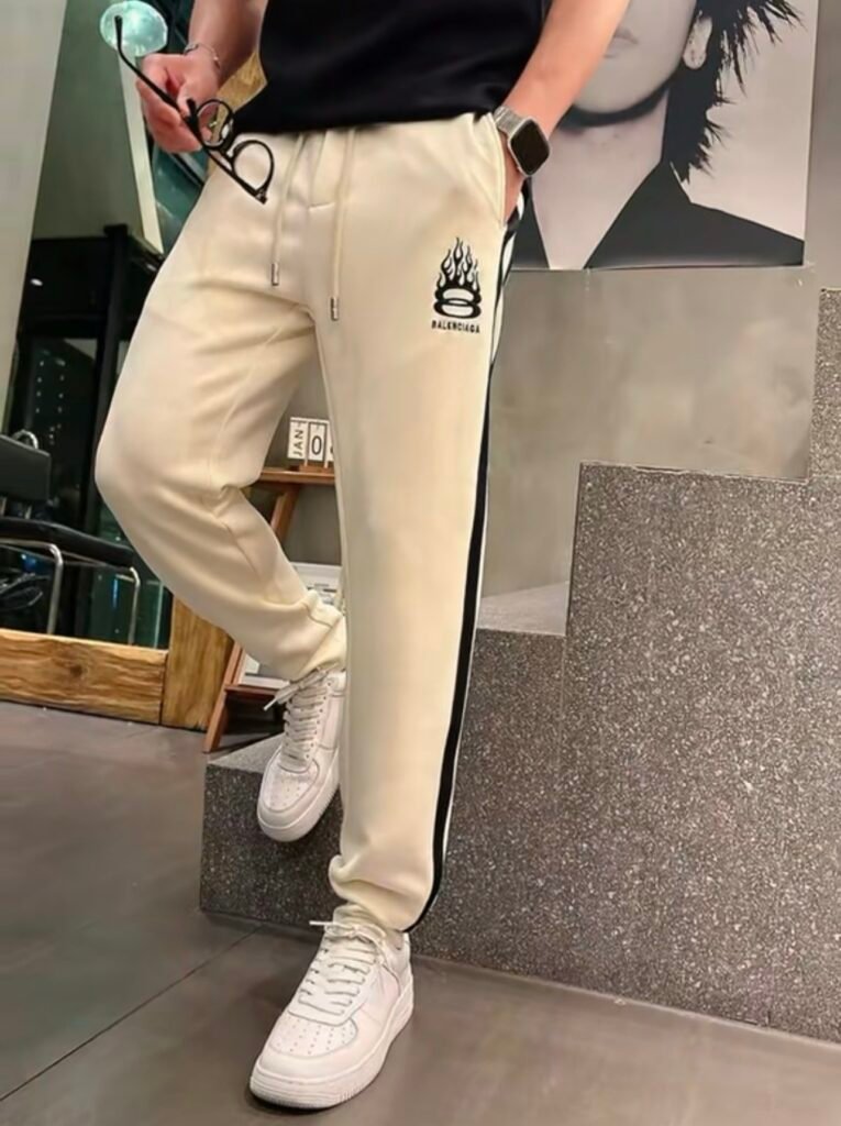 Bas jogging white balenciaga