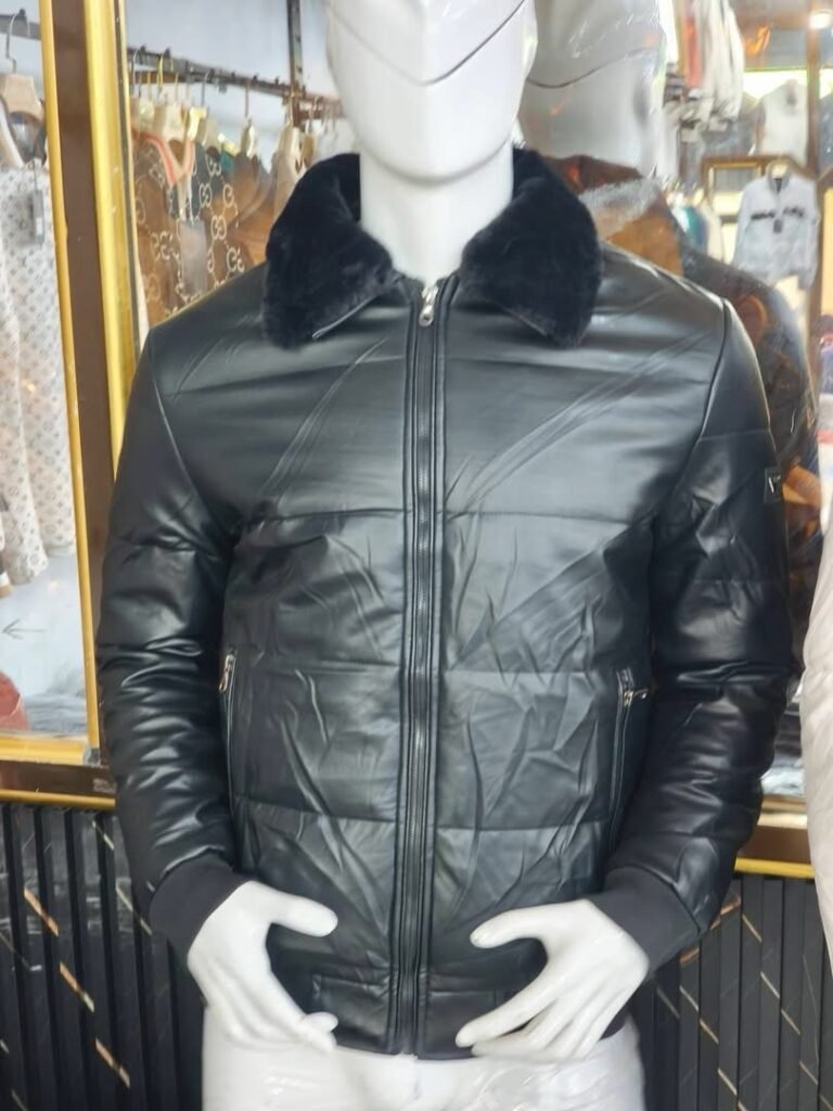 Vest classic semi cuire armani