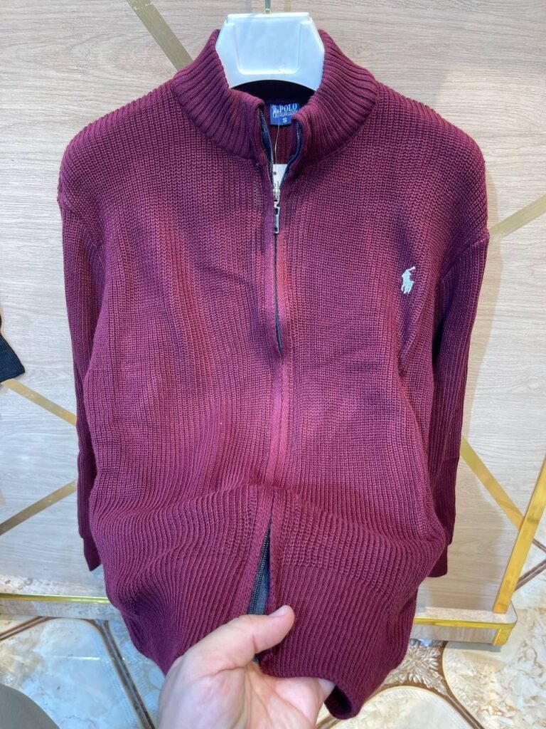 Vest polo zip
